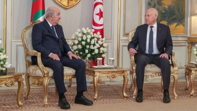 لقاء سابق بين قيس سعيد وعبد المجيد تبون